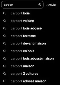 exemples de mots-clés